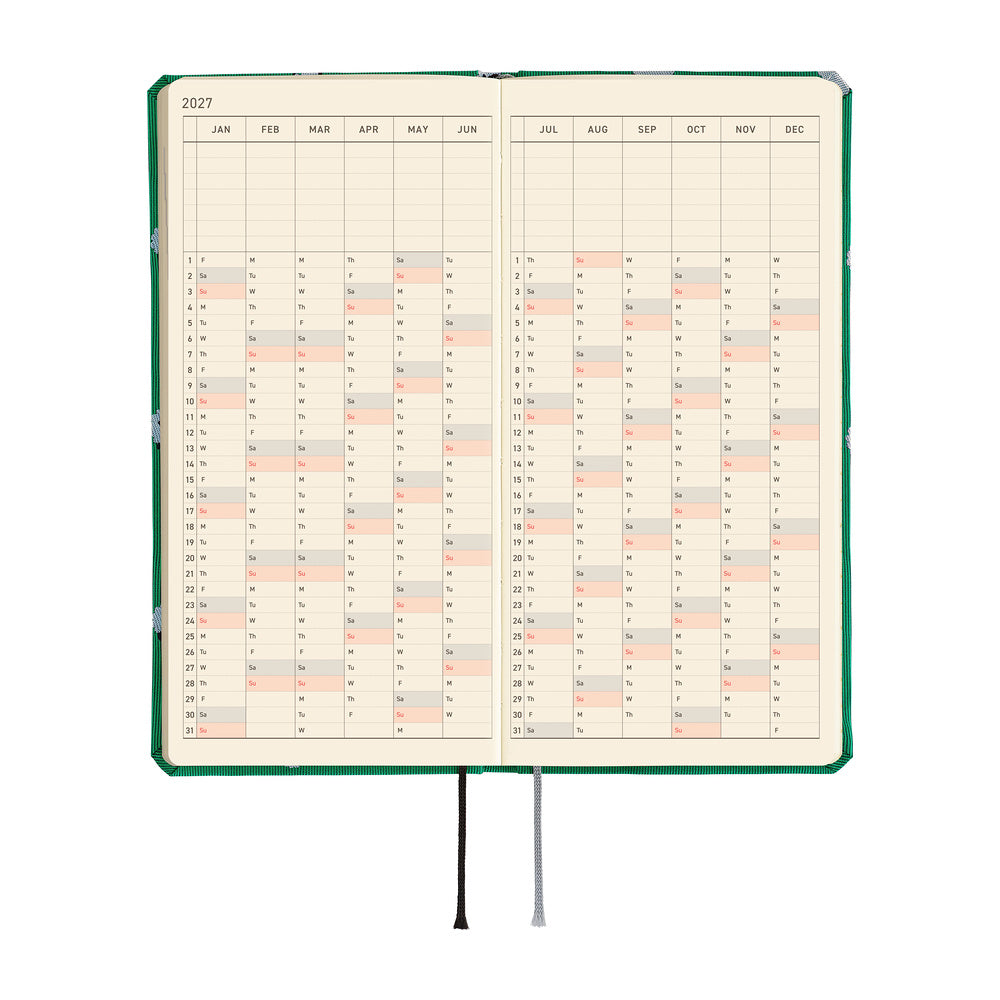 Hobonichi Techo Weeks 2027 - Bow & Tie: Sheep Sheep Sheep