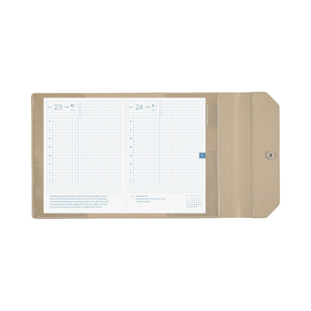 Hobonichi Techo A6 Cover Alettone: Gray