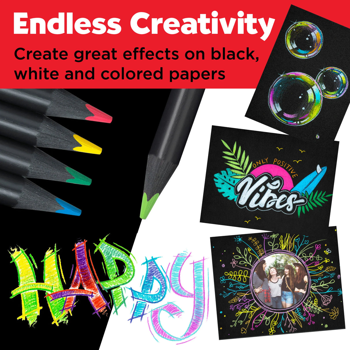 Faber-Castell Black Edition Colored Pencils - Box of 36