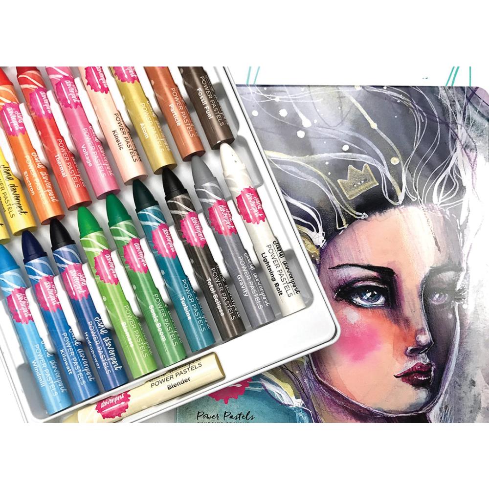 Crayones pastel al óleo Jane Davenport, paquete de 18
