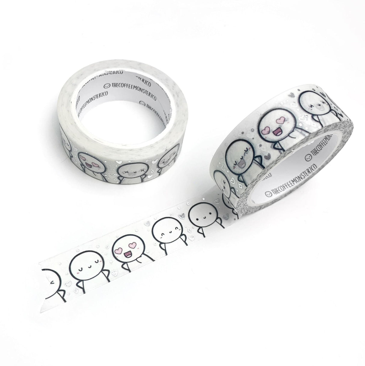Cinta washi clásica de emoticonos TheCoffeeMonsterzCO