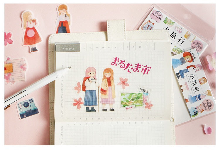 Pegatinas washi con palabras japonesas