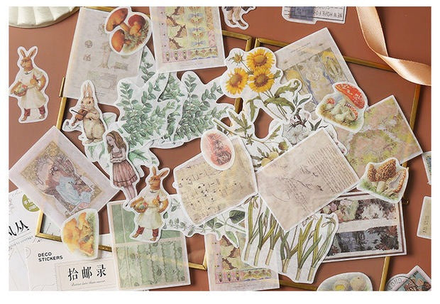 Pegatinas washi con la historia de la infancia (40 piezas)