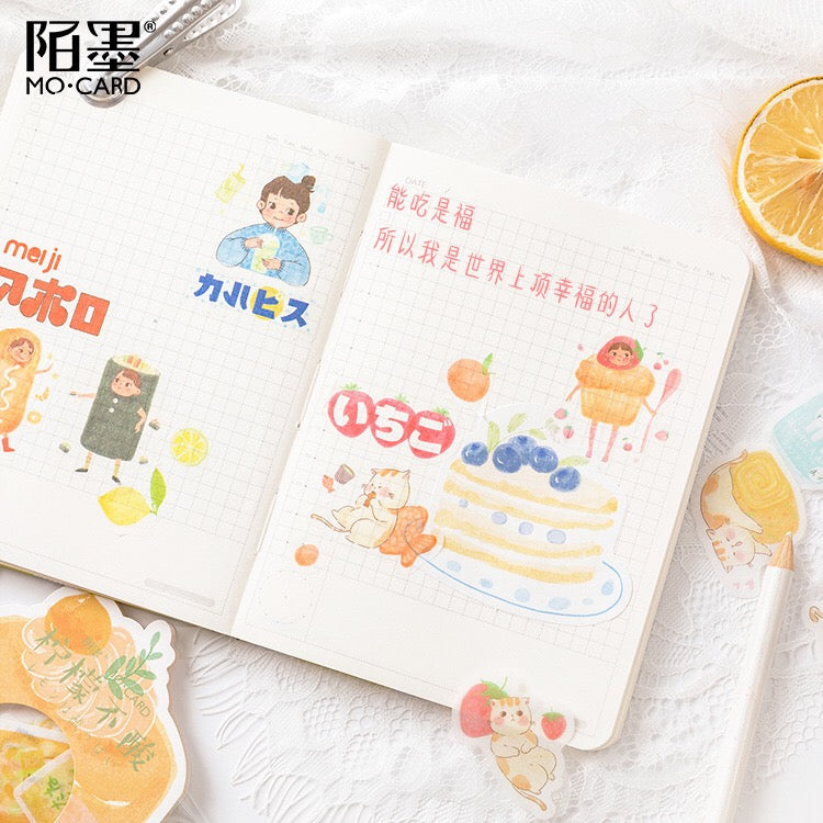Pegatinas washi flake deliciosas