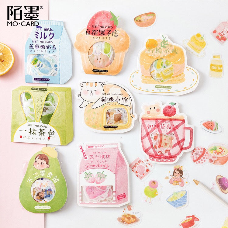 Pegatinas washi flake deliciosas
