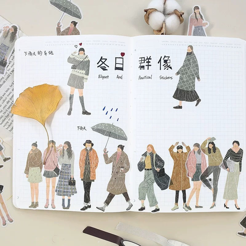 Pegatinas washi de Fashion Folks