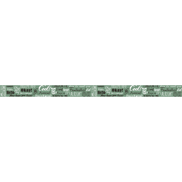 Cinta washi japonesa de saludos • Amazing Life Masté Masking Tape