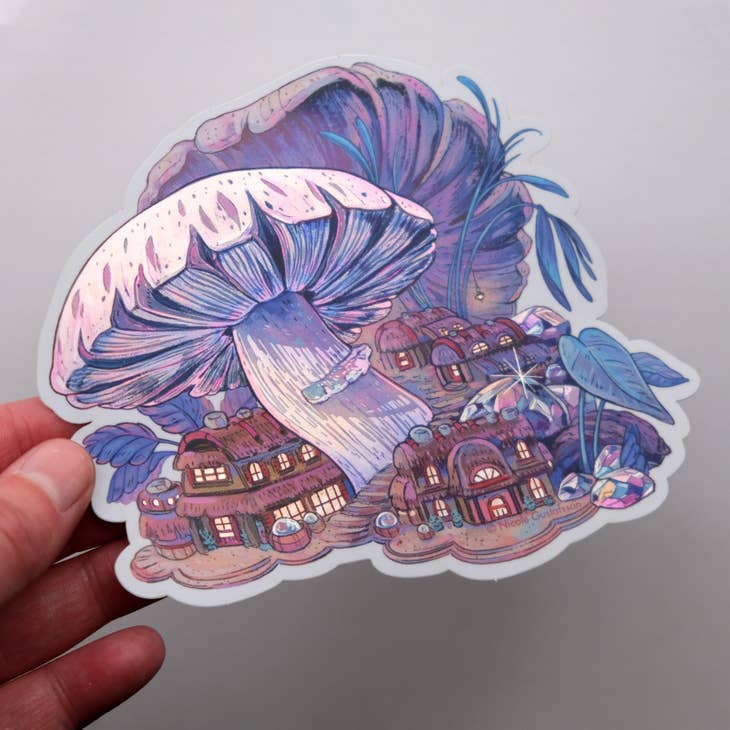 Nimasprout Mushroom Grove Sticker