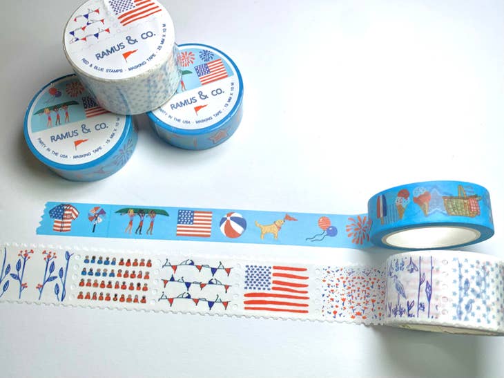 Cinta washi de fiesta en Estados Unidos