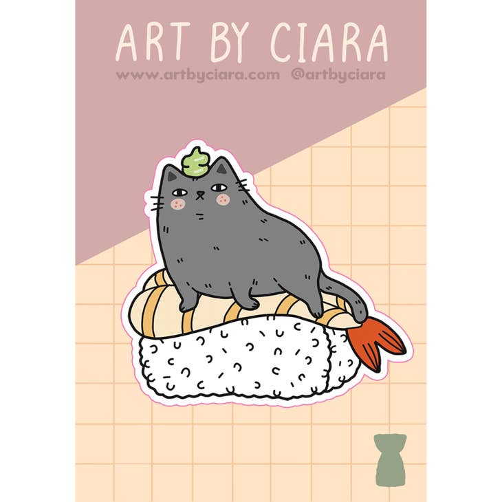 Pegatina de Sushi Cat Ebi