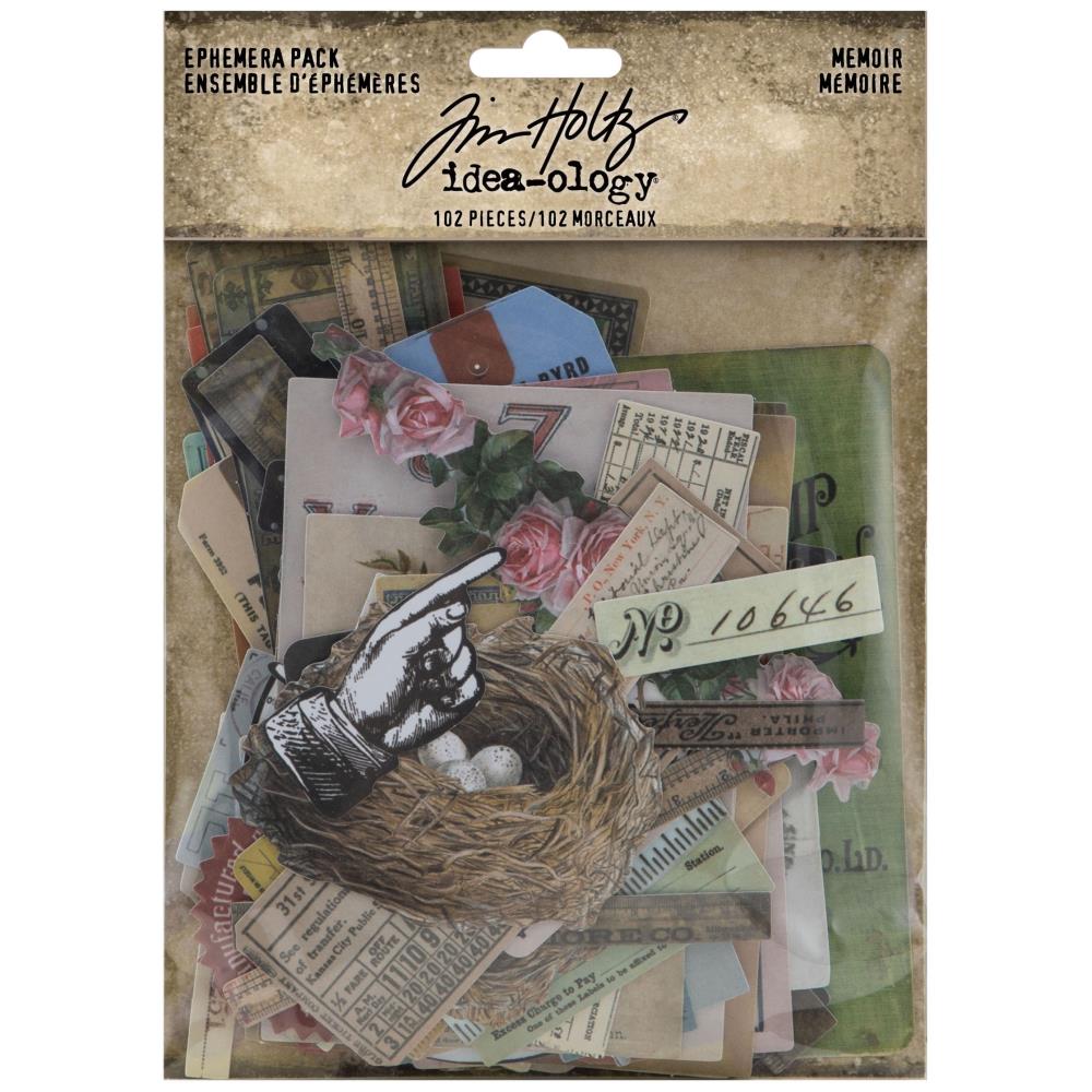 Memoir Idea-Ology Ephemera Pack 102/Pkg