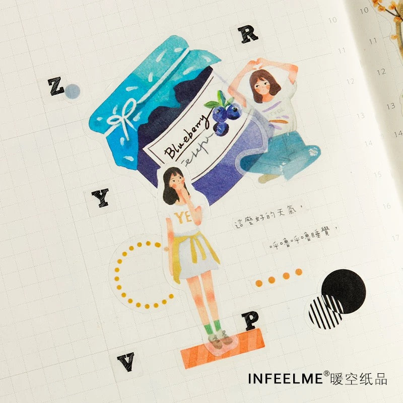 Your Girl Washi Flake Sticker