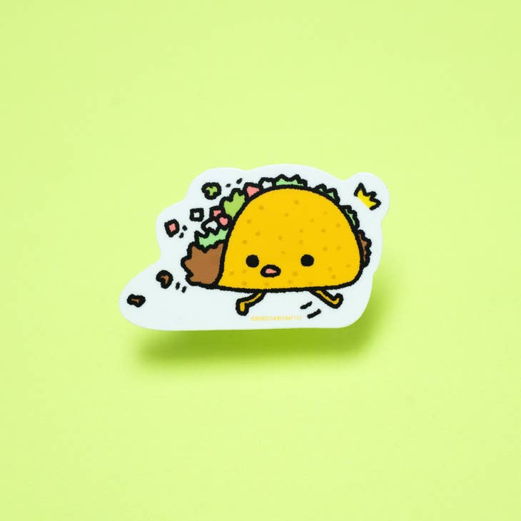 Robot Dance Battle - Taco Running Sticker