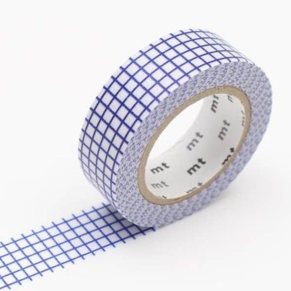Cinta washi con cuadrícula de arándanos de Graph Hougan MT
