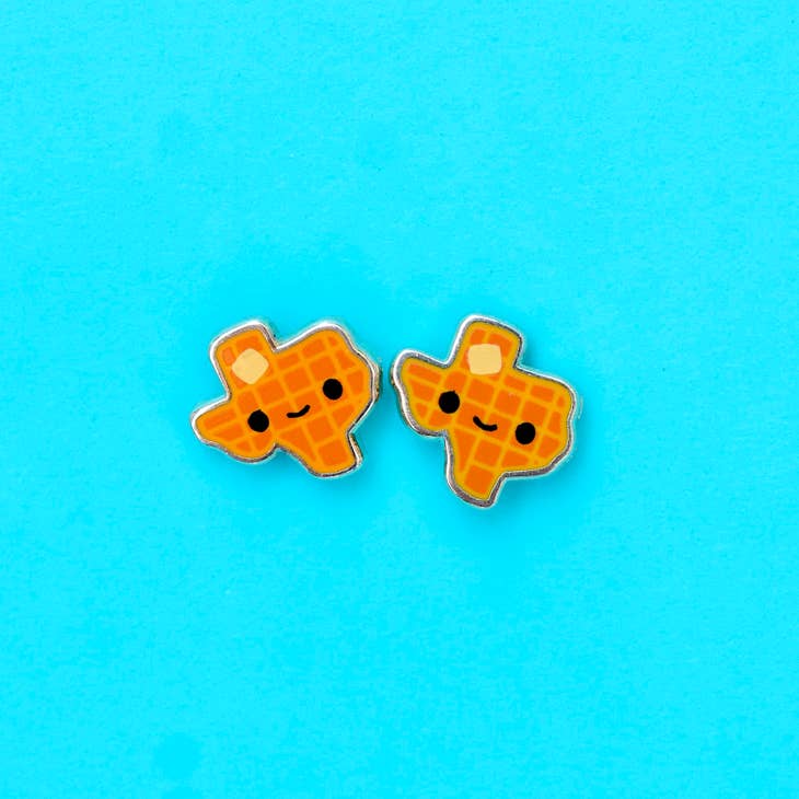 Pendientes de gofre de Texas