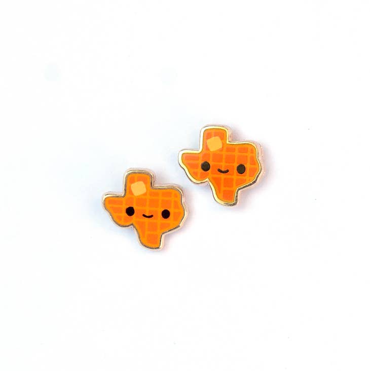 Pendientes de gofre de Texas