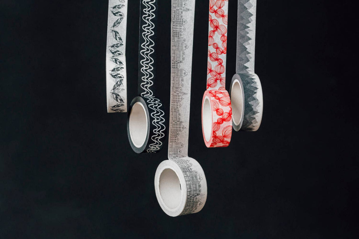 Design Washi Tape Bundle (5 rolls)