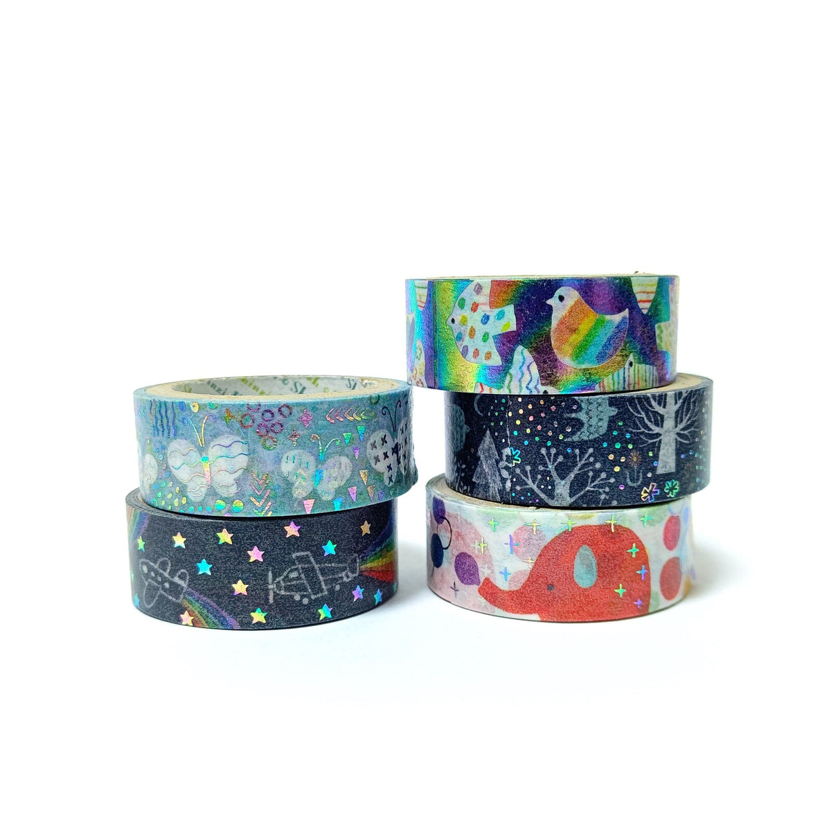 Cinta washi con burbujas de elefantes de Shinzi Katoh Design
