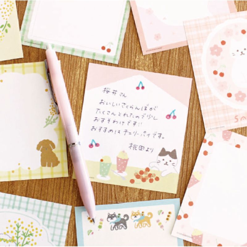 Happy Japanese Sweet Memo Pad