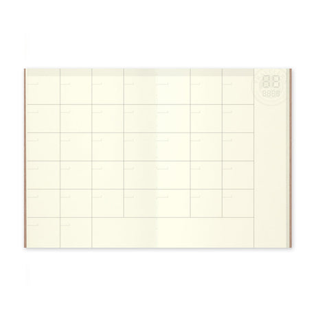 TRAVELER'S notebook 006 Free Monthly Diary (Passport size)