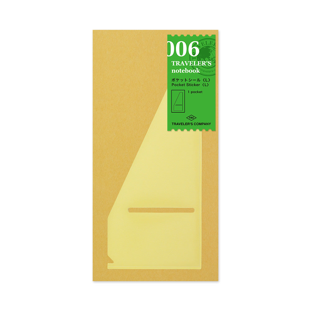 TRAVELER'S notebook 006 Pocket Sticker L (Regular Size)