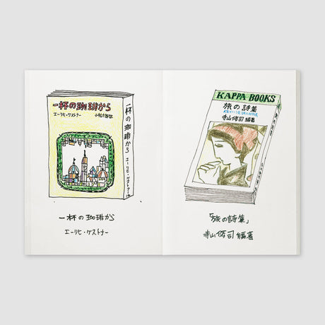 TRAVELER'S notebook 008 Sketch Paper Notebook (Passport Size)