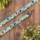 Meow Amor Creative - Field of Flower Cats Lanyard