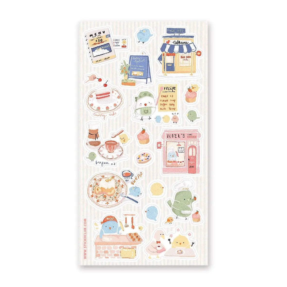 STICKII Chick Cafe Sticker Sheet