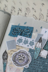LCN Label Sticker Roll - Spring Flower Red Tone