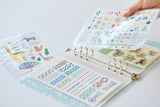 OTONA Sticker File Binder Type Pink A5