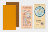 TRAVELER'S notebook 2027 Weekly Vertical Diary (Regular Size)

Welcome the upcoming year in high spirits with TRAVELER'S notebook 2027 Diary lineup where each notebook becomes unique by adding your personal flare!