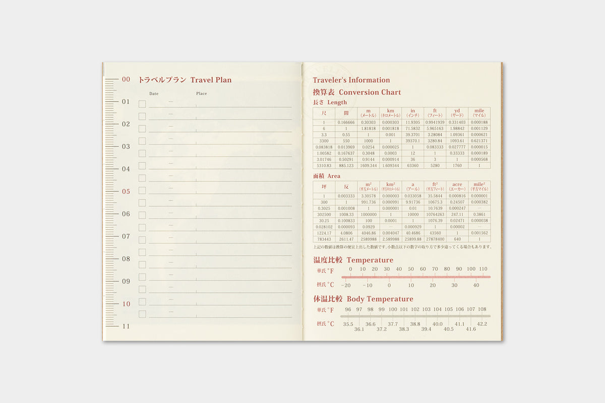 TRAVELER'S notebook 2027 Monthly Diary (Passport Size)

Welcome the upcoming year in high spirits with TRAVELER'S notebook 2027 Diary lineup where each notebook becomes unique by adding your personal flare!
