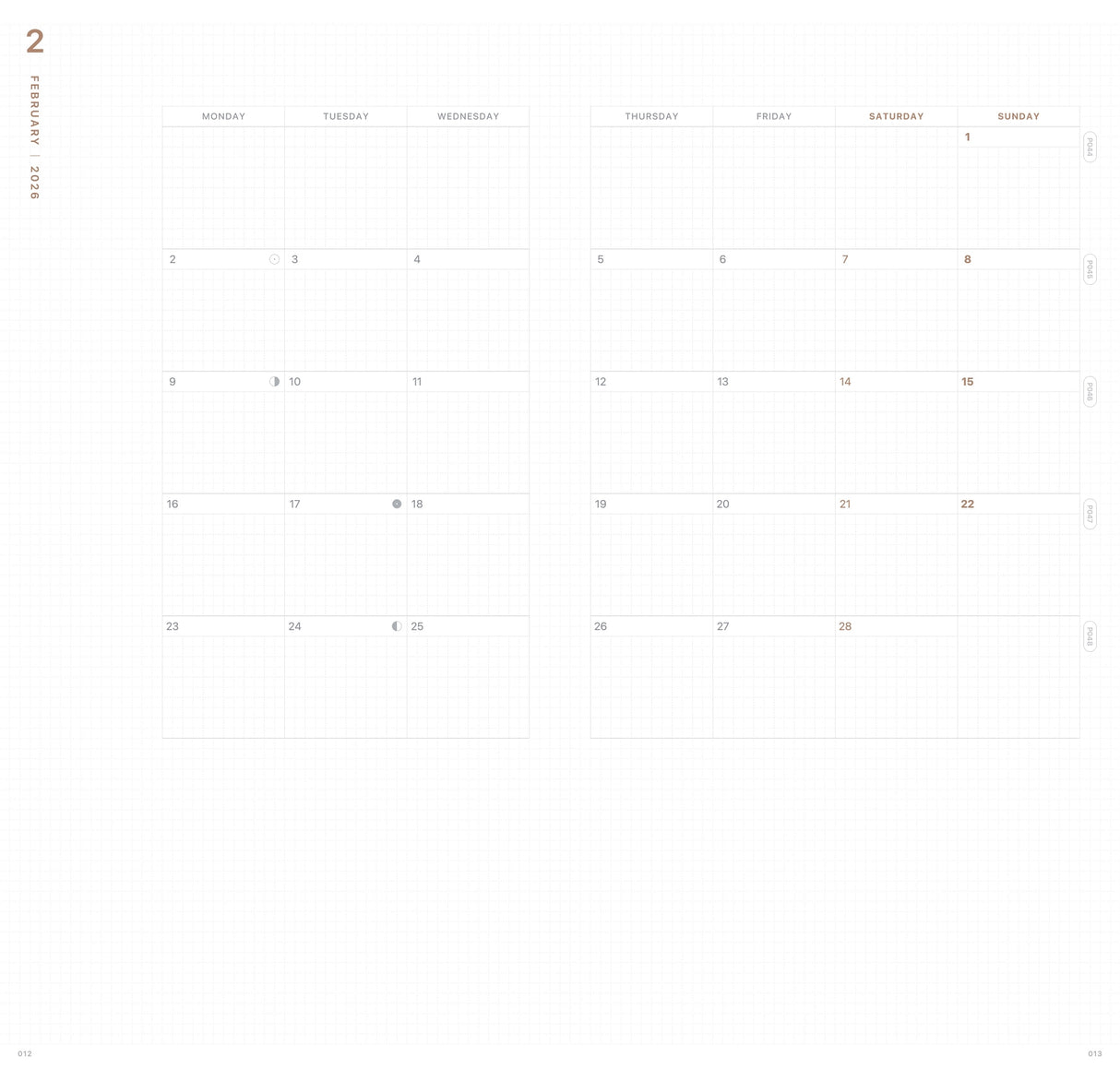Take A Note 2026 Slim Biweek Planner