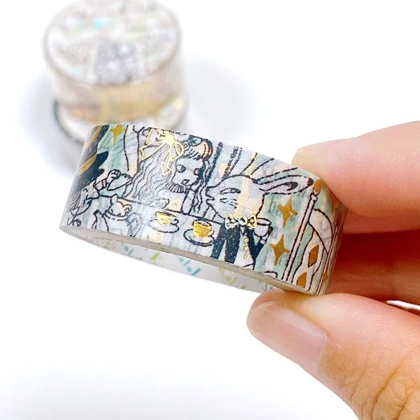 Shinzi Katoh Design - Mysterious Alice Funny Tea Party Washi Tape
