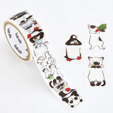 Bande Sticker Roll - Black and White Sandwich