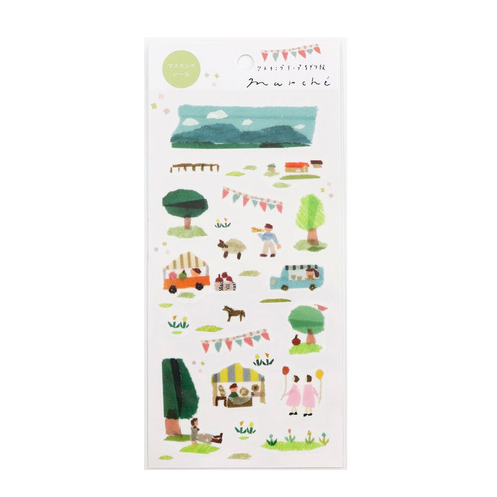 Saien x Miki Tamura Sticker Sheet - Marche
