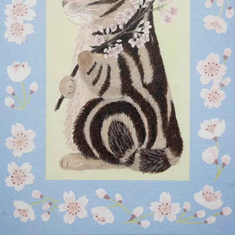 4legs Postcard - Cat in Picture Book #16 American Shorthair