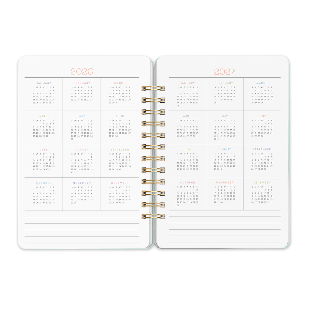 Looking for a planner that can keep pace with your busy life? Meet Orange Circle Studio’s best-selling Do It All™ Planner (Aug. 2026–Dec. 2027). Designed for families and multitaskers alike, it offers space for up to six schedules, plus monthly and weekly views to keep everything on track. Inside, you’ll also find inspirational quotes, fun stickers, and tear-out to-do and shopping lists. Finished with stylish cover art and a handy elastic closure, it’s a planner that truly does it all.

• 5.75"w x 8.25"h 
•