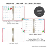 
Petite in size but big on Sanrio® charm, this 17-month planner (Aug. 2026–Dec. 2027) offers monthly and weekly views with plenty of space to capture plans and important dates. Full-color artwork, extra notes pages, and a secure elastic band closure make this a must-have all-in-one organizing tool!

• 7.5"w × 8.5"h 
• 17 months (Aug. 2026–Dec. 2027) 
• 160 pages; 100 gsm acid-free FSC®-certified paper 
• Softcover; Twin-ring wire-o binding 

© 2026 SANRIO CO., LTD. Used Under License.