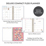 Whether you're jotting down big dreams or small reminders, Miffy is here to keep you inspired all year. This petite 17-month planner (Aug. 2026–Dec. 2027) offers convenient monthly and weekly planning pages with plenty of space to capture important dates and to-dos. Full-color artwork, extra notes pages, and a secure elastic closure make this a must-have all-in-one organizing tool!

• 5.7"w × 7.6"h 
• 17 months (Aug. 2026–Dec. 2027) 
• 128 pages; 100 gsm acid-free FSC®-certified paper 
• Softcover; Twin-rin