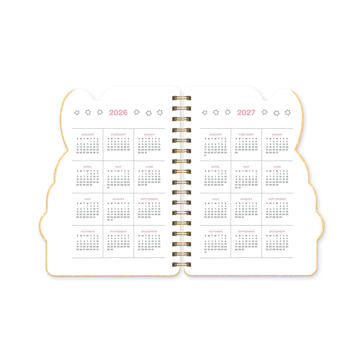 Every day's a little brighter with Miffy by your side! This 17-month planner (Aug. 2026–Dec. 2027) features weekly planning pages filled with adorable Miffy artwork, plus extra notes pages, a two-year reference calendar, and a holiday list—everything you need to stay organized and inspired all year. 

• 7.5"w × 8.5"h 
• 17 months (Aug. 2026–Dec. 2027) 
• 160 pages; 100 gsm acid-free FSC®-certified paper 
• Softcover; Twin-ring wire-o binding 

© Mercis bv