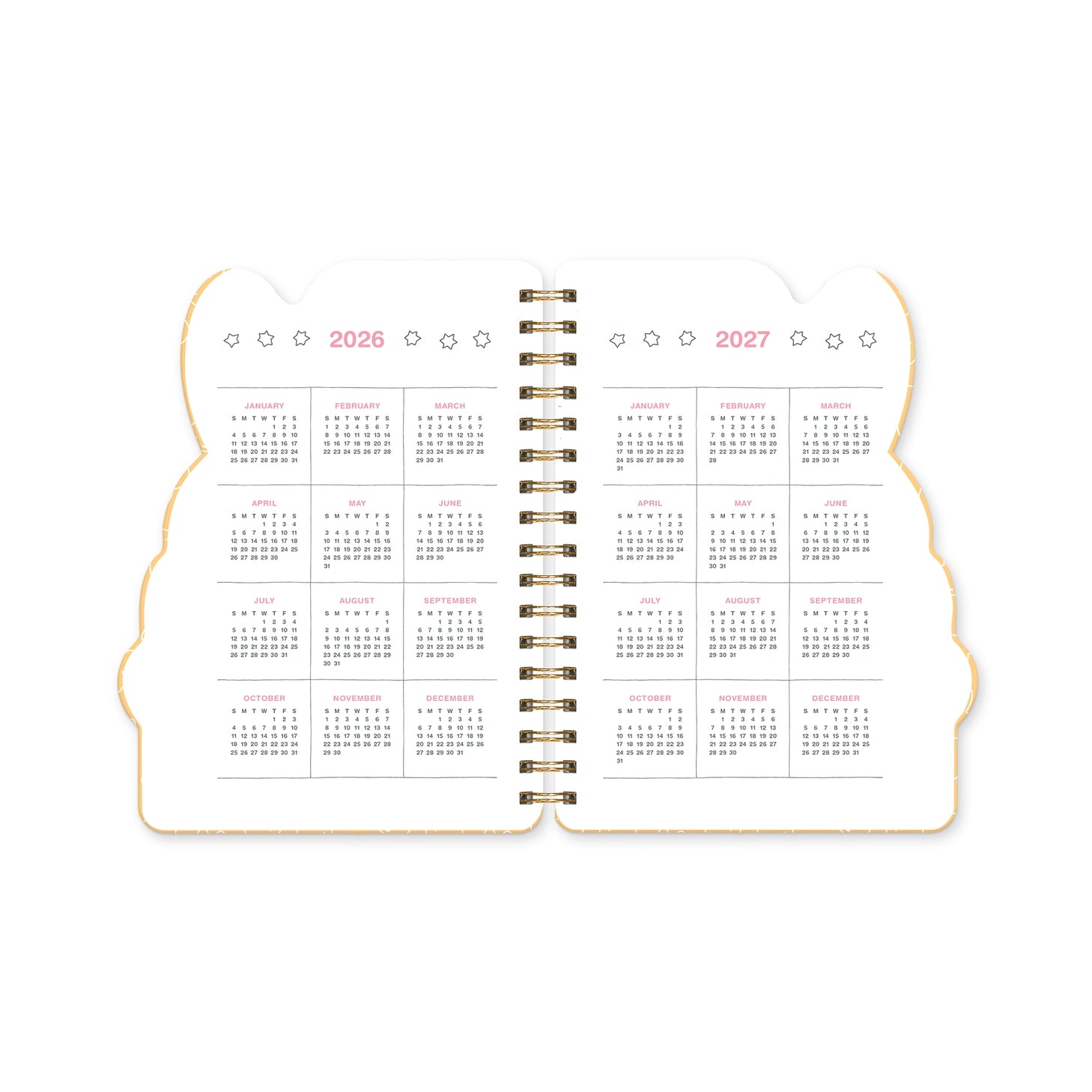 Every day's a little brighter with Miffy by your side! This 17-month planner (Aug. 2026–Dec. 2027) features weekly planning pages filled with adorable Miffy artwork, plus extra notes pages, a two-year reference calendar, and a holiday list—everything you need to stay organized and inspired all year. 

• 7.5"w × 8.5"h 
• 17 months (Aug. 2026–Dec. 2027) 
• 160 pages; 100 gsm acid-free FSC®-certified paper 
• Softcover; Twin-ring wire-o binding 

© Mercis bv