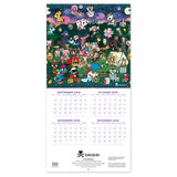 Adventure through the year with the iconic tokidoki™ crew! This 7" × 7" Wall Calendar (Jan.–Dec. 2027) is not too big or too small—it's just the right size to help keep your days on track while doubling as adorable wall art that brightens every space.

• 7"w x 7"h closed 
• 12 months (Jan.–Dec. 2027) 
• 13 pages; 150 gsm acid-free, FSC®-certified paper 
• Saddle-stitch binding