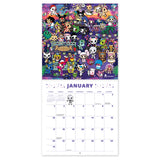 Adventure through the year with the iconic tokidoki™ crew! This 7" × 7" Wall Calendar (Jan.–Dec. 2027) is not too big or too small—it's just the right size to help keep your days on track while doubling as adorable wall art that brightens every space.

• 7"w x 7"h closed 
• 12 months (Jan.–Dec. 2027) 
• 13 pages; 150 gsm acid-free, FSC®-certified paper 
• Saddle-stitch binding
