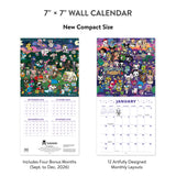 Adventure through the year with the iconic tokidoki™ crew! This 7" × 7" Wall Calendar (Jan.–Dec. 2027) is not too big or too small—it's just the right size to help keep your days on track while doubling as adorable wall art that brightens every space.

• 7"w x 7"h closed 
• 12 months (Jan.–Dec. 2027) 
• 13 pages; 150 gsm acid-free, FSC®-certified paper 
• Saddle-stitch binding