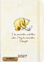2027 Winnie-The-Pooh Weekly Planner


Adorable planner keeps you organized week by week, from September 2026 through December 2027. Weekly pages provide equal space for all 7 days, including Saturday and Sunday. Plan appointments, to-dos, and weekend activities. Thick 120 gsm paper is acid-free and of archival quality. The ribbon bookmark keeps your place. The elastic closure secures your planner. Tuck notes inside the back cover pocket. Cover design features textured embossing and gloss highlights.


Inclu