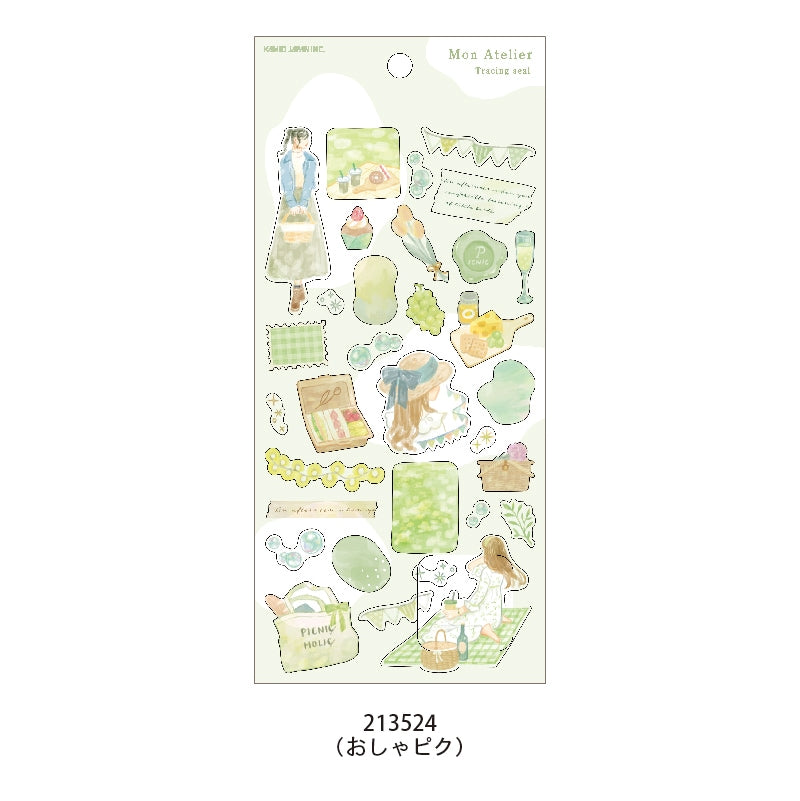 Picnic Tracing Sticker Mon Atelier