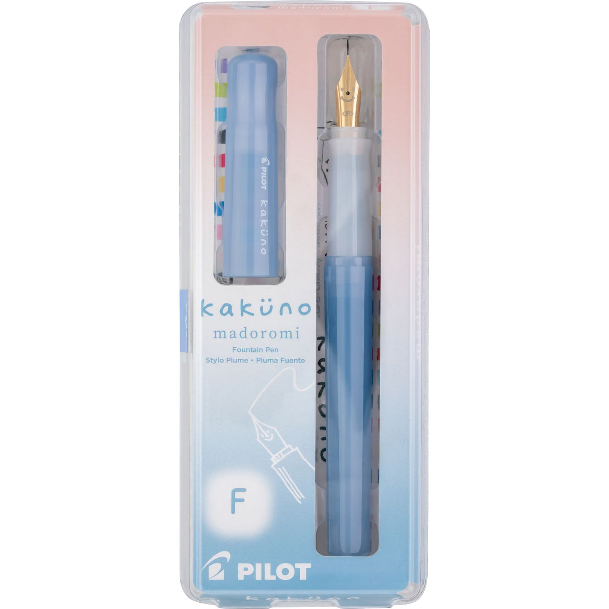 Pilot Kakuno Madoromi Fountain Pen - Periwinkle