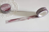 Note & Wish Burgundy and Navy Days Washi Tape