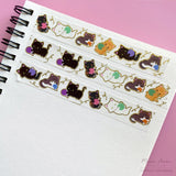 Meow Amor Creative - Yarn Cats Gold Foil Washi Tape